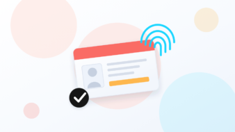 TIE residence card with a fingerprint