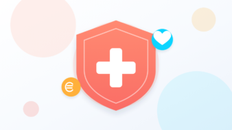Shield with a medical cross